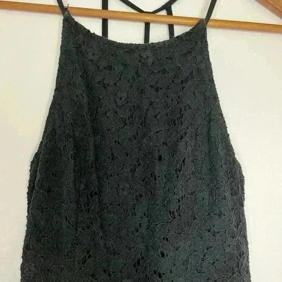 Abercrombie  & Fitch Lacey Black Dress Size Xs - Picture 6 of 7